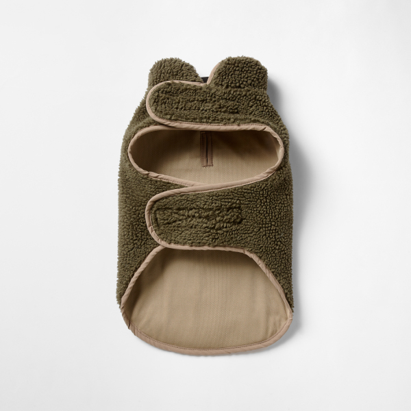 Snooza Wear - Teddy Pocket Coat - Khaki/Fawn - Image 4