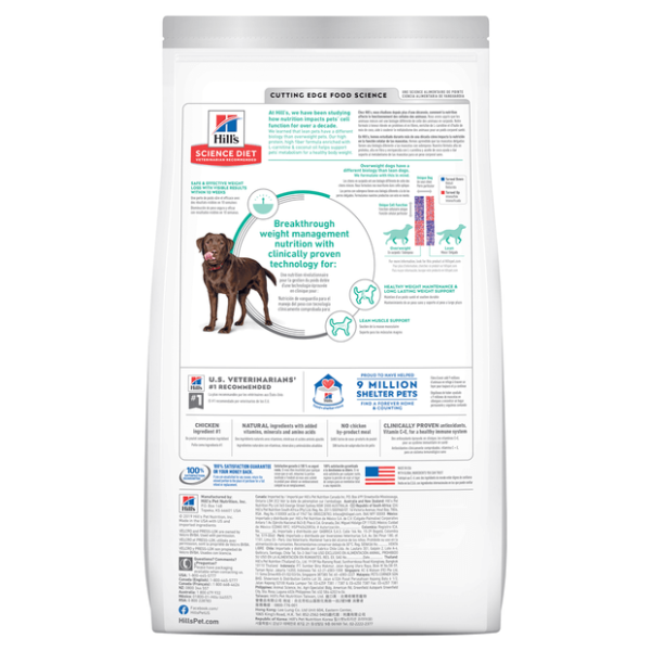 Hill's - Science Diet - Adult Dog - Perfect Weight - Large Breed - Image 2