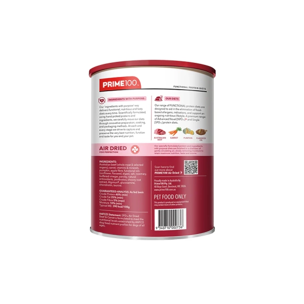 Prime100 - SPD Air Dried - Beef & Carrot - Image 10