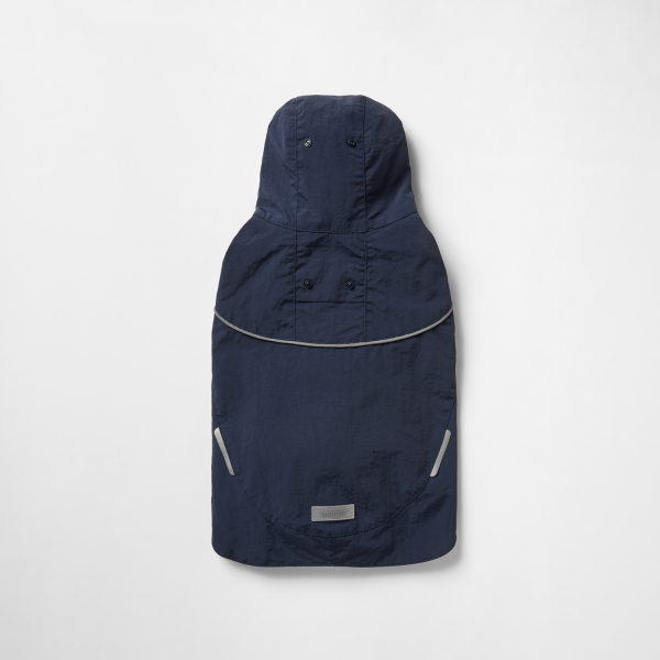 Snooza Wear - Rip-Stop Hooded Raincoat - Navy - Image 4