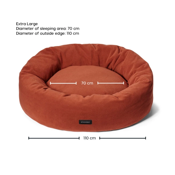 Snooza - Self-Warming Polar Fleece Cuddler - Rust - Image 7