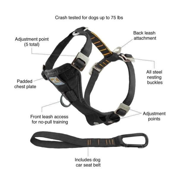 Kurgo - Enhanced Strength Tru-Fit Dog Car Harness - Image 2