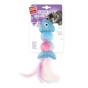 GiGwi - Catch & Scratch - Ice Cream Crinkle Fish