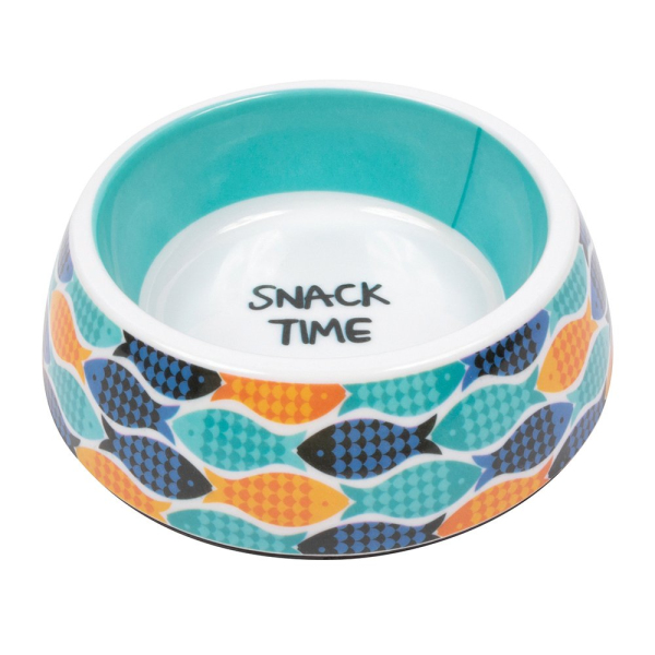 Simple Cat - Printed Melamine Double Wall - Assorted Cat Bowls - Image 3