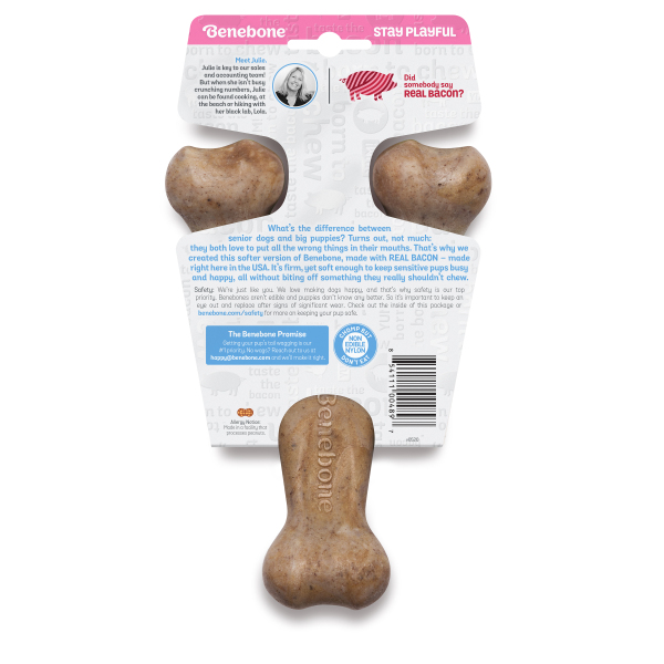 Benebone - Bacon Puppy Wishbone - Image 3