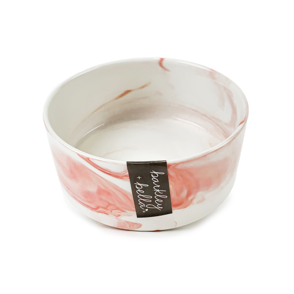 Barkley & Bella - Zen Bowl Marble Pink - Image 2