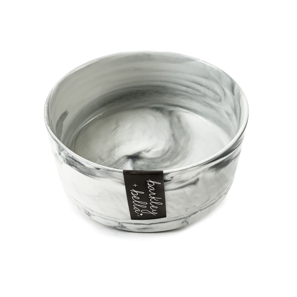 Barkley & Bella - Zen Bowl Marble White - Image 2