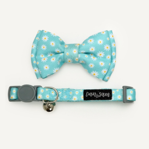 Dan & Sam - Cat Collar & Bowtie - Chamomile
