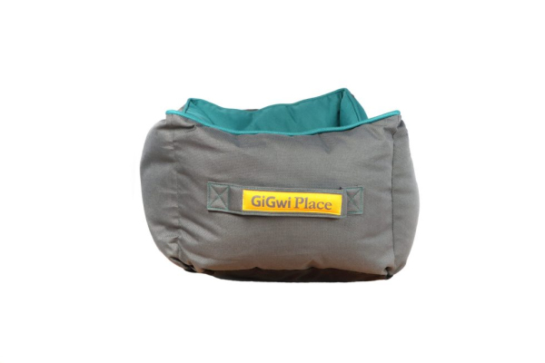 GiGwi - Bolster Bed - Green/Grey - Image 3