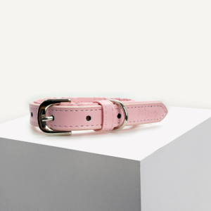 Dan & Sam - Dog Collar - Blush Vegan Leather