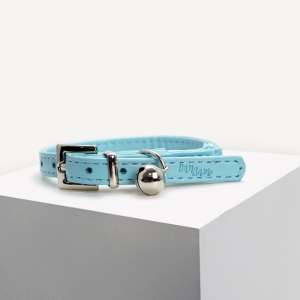 Dan & Sam - Cat Collar - Blue Vegan Leather