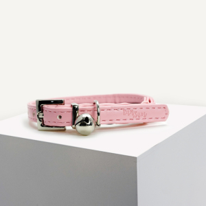 Dan & Sam - Cat Collar - Blush Vegan Leather