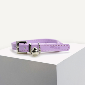 Dan & Sam - Cat Collar - Lilac Vegan Leather