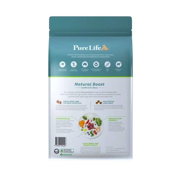 Pure Life - Adult Dog - GRAIN FREE - Australian Lamb - Image 2