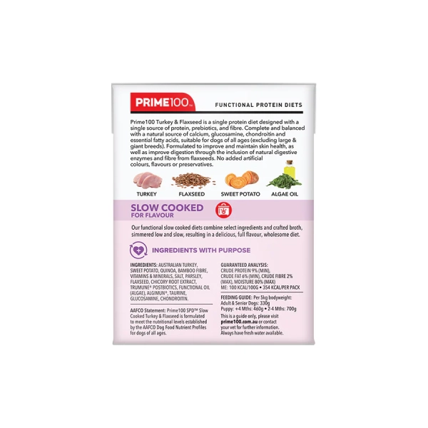 Prime100 - SPD Slow - Cooked Turkey & Flaxseed - Image 4