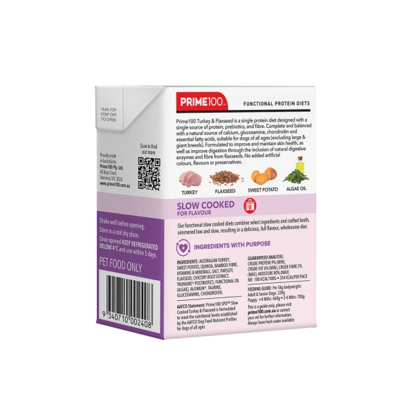 Prime100 - SPD Slow - Cooked Turkey & Flaxseed - Image 5