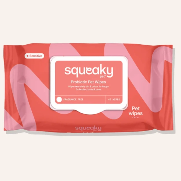 Squeaky - Probiotic Pet Wipes - Sensitive
