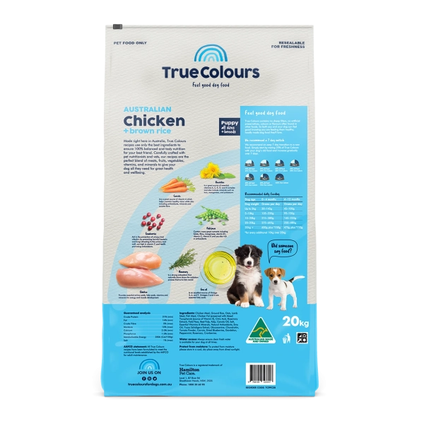 True Colours - Puppy - Australian Chicken + Brown Rice - Image 2
