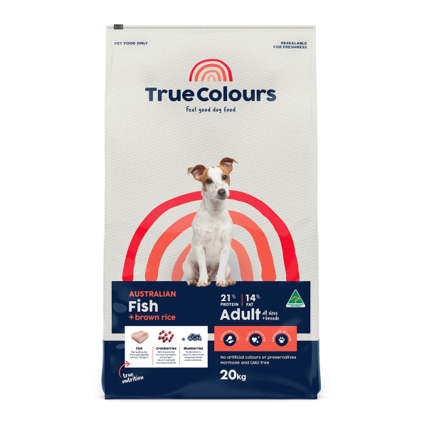 True Colours - Adult Dog - Australian Fish + Brown Rice