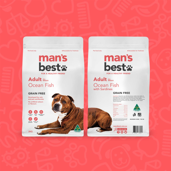 Man's Best - Adult Dog - GRAIN FREE - Ocean Fish with Sardines - Image 4