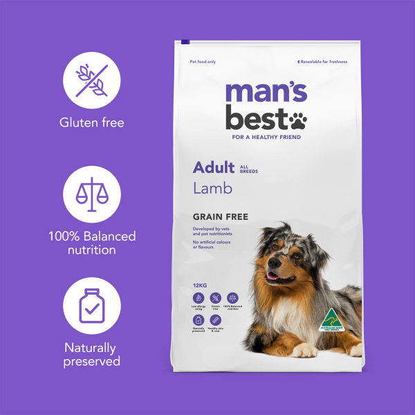 Man's Best - Adult Dog - GRAIN FREE - Lamb - Image 4