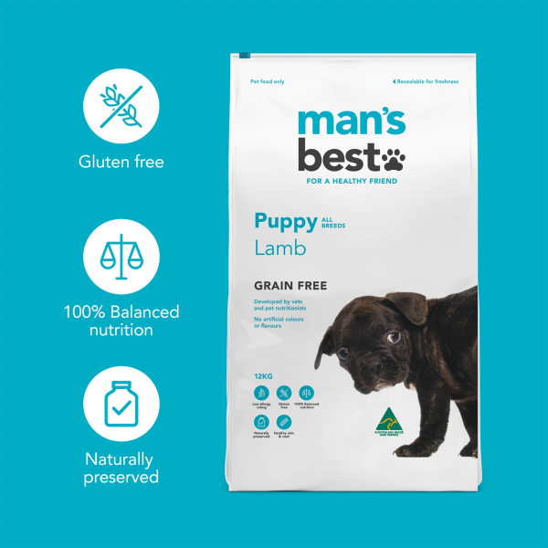 Man's Best - Puppy - GRAIN FREE - Lamb - Image 4