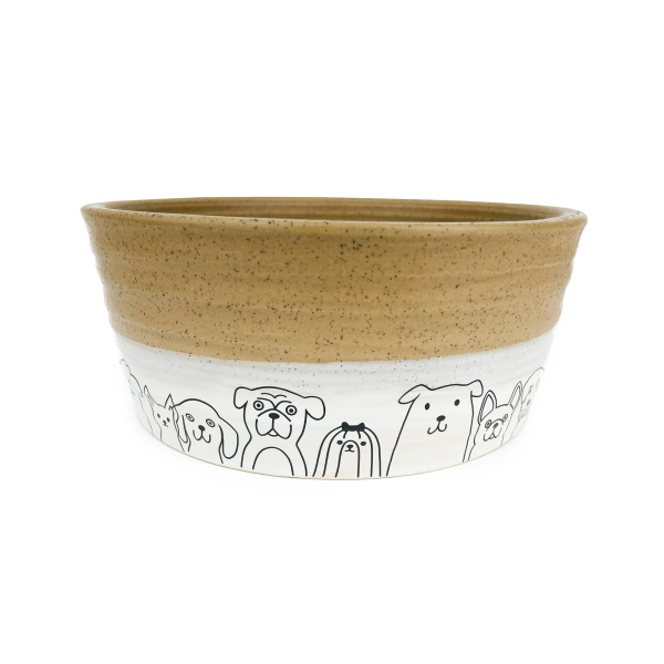 Barkley & Bella - Ceramic Dog Bowl