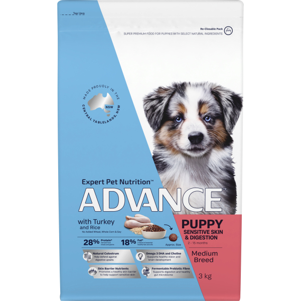 Advance - Puppy - Sensitive Skin & Digestion - Medium Breed - Image 2