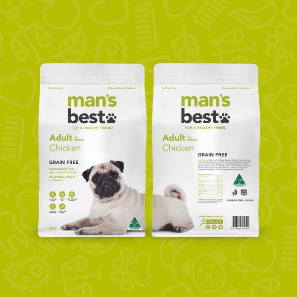 Man's Best - Adult Dog - GRAIN FREE - Chicken - Image 3