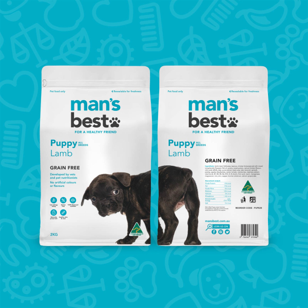 Man's Best - Puppy - GRAIN FREE - Lamb - Image 3