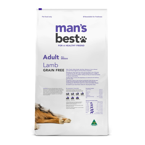 Man's Best - Adult Dog - GRAIN FREE - Lamb - Image 2
