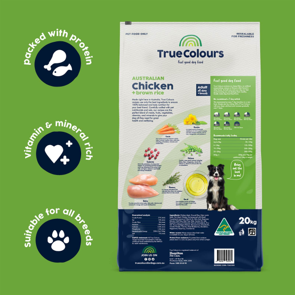 True Colours - Adult Dog - Australian Chicken + Brown Rice - Image 2