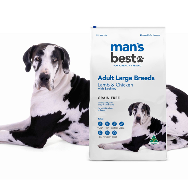 Man's Best - Adult Large Breeds - GRAIN FREE - Lamb & Chicken with Sardines - Image 5