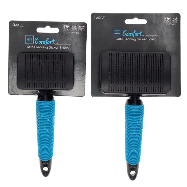 ZeeZ - Comfort - Self-Cleaning Slicker Brush - Image 2