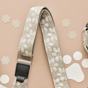 Cocopup London - LUXE Walking Bag Strap - Mocha Flower