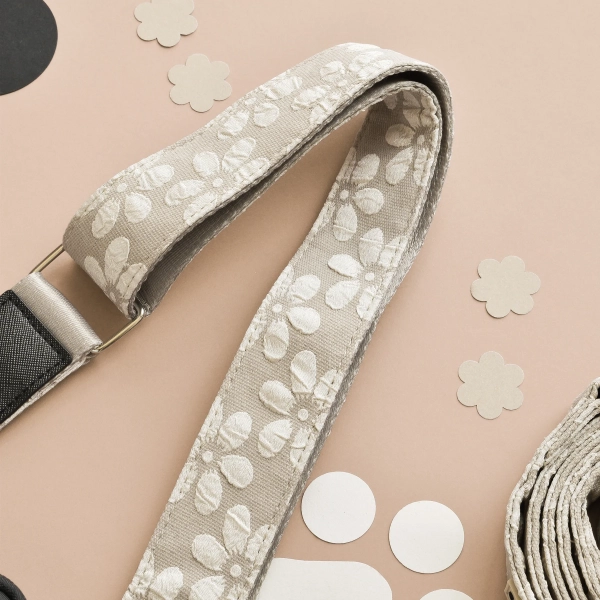 Cocopup London - LUXE Walking Bag Strap - Mocha Flower - Image 2