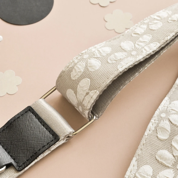 Cocopup London - LUXE Walking Bag Strap - Mocha Flower - Image 3
