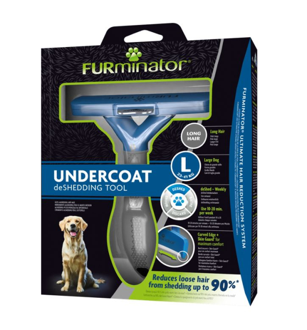 FURminator - Undercoat Deshedding Tool - Long Hair Dogs