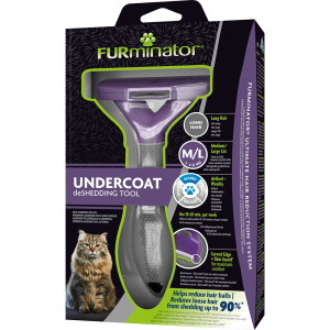 FURminator - Undercoat Deshedding Tool - Long Hair Cat