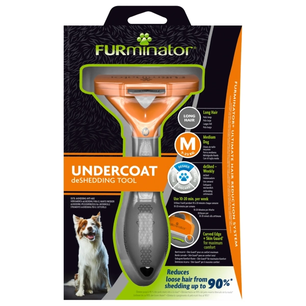 FURminator - Undercoat Deshedding Tool - Long Hair Dogs - Image 2