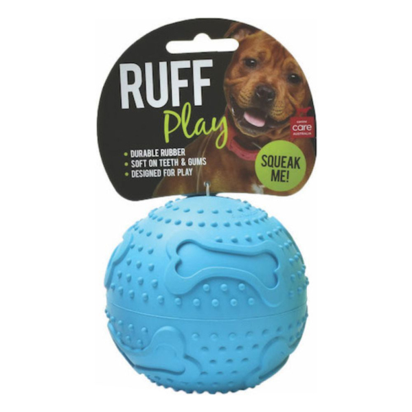 RUFF Play - Rubber Squeaker Ball - Image 3