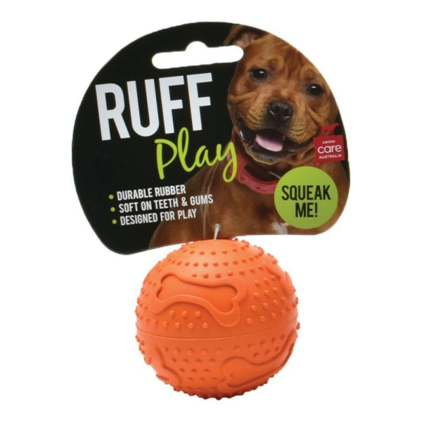 RUFF Play - Rubber Squeaker Ball - Image 5