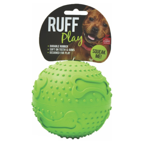 RUFF Play - Rubber Squeaker Ball - Image 2