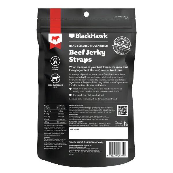 Black Hawk - Premium Dog Treats - Jerky Straps - Image 4