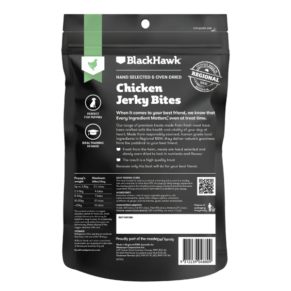 Black Hawk - Premium Puppy Treats - Jerky Bites - Image 2