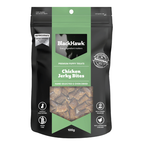 Black Hawk - Premium Puppy Treats - Jerky Bites