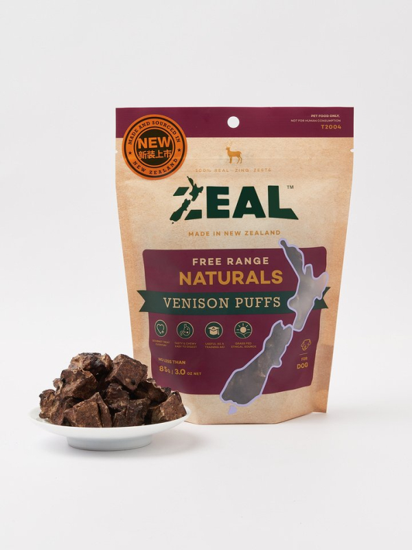 Zeal - Free Range Naturals - Venison Puffs