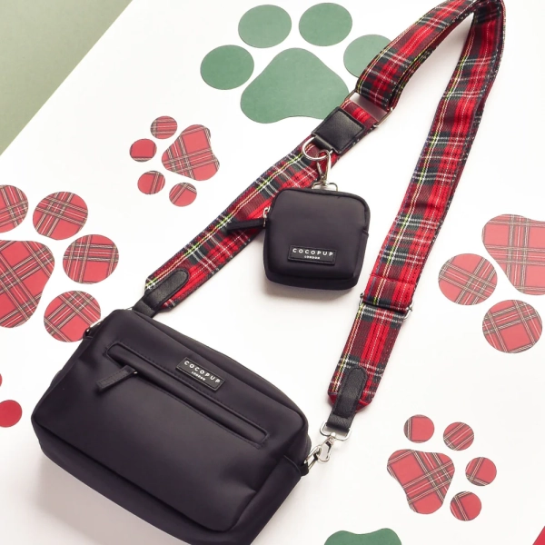 Cocopup London - Walking Bag Strap - Tartan - Image 3