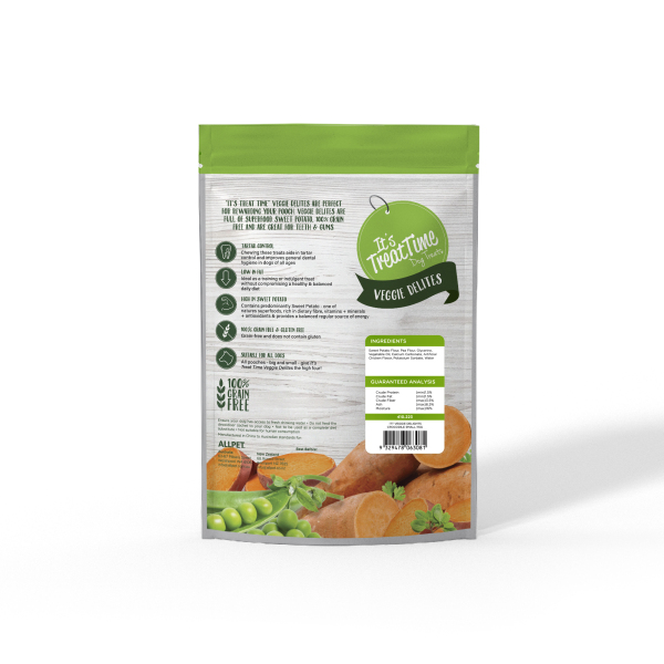 It's Treat Time - Dental Veggie Delights - Crocodile Small - Image 3