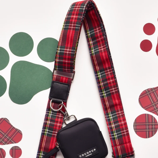 Cocopup London - Walking Bag Strap - Tartan